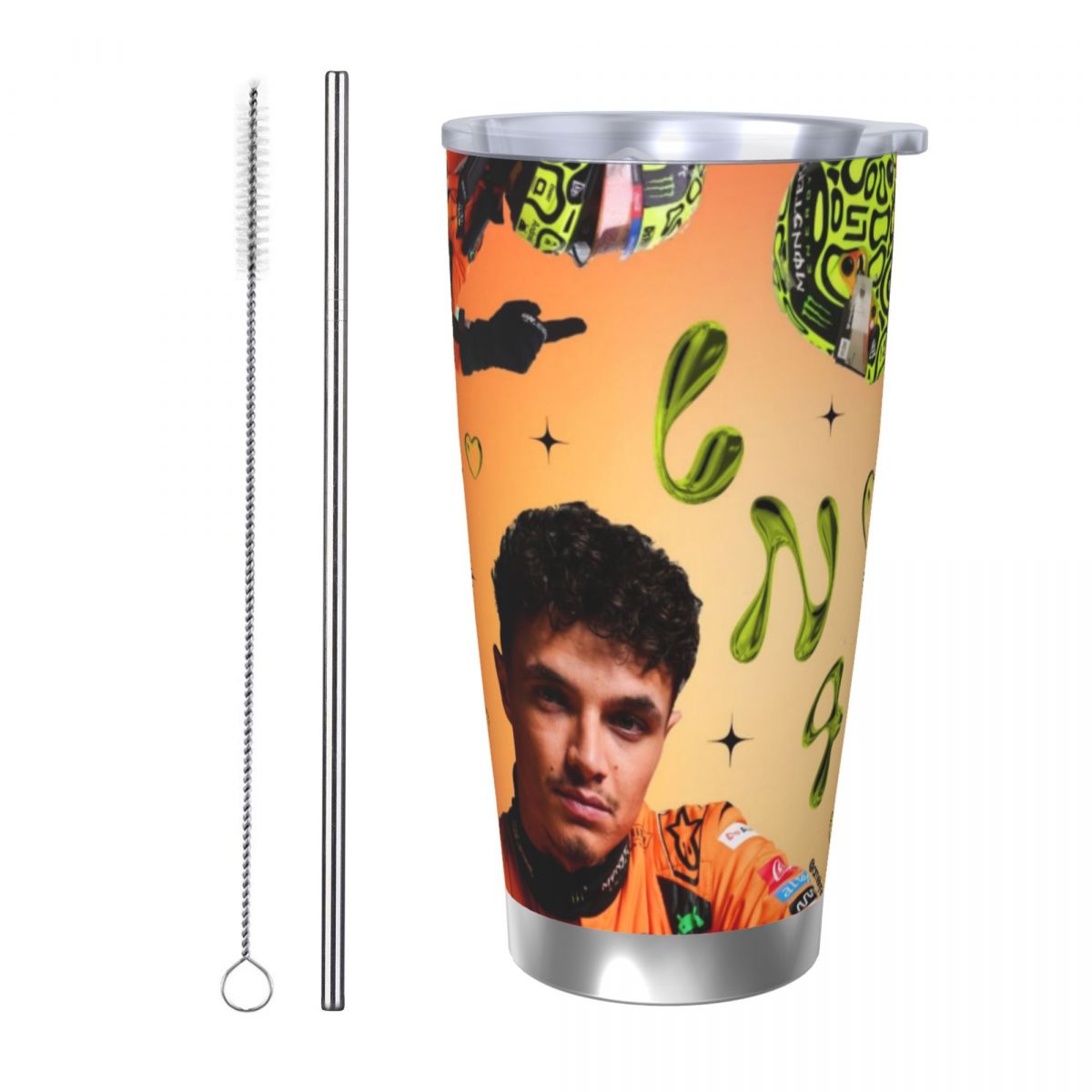 Flask Stainless Steel - Lando Norris 20oz Stainless Steel Insulated
