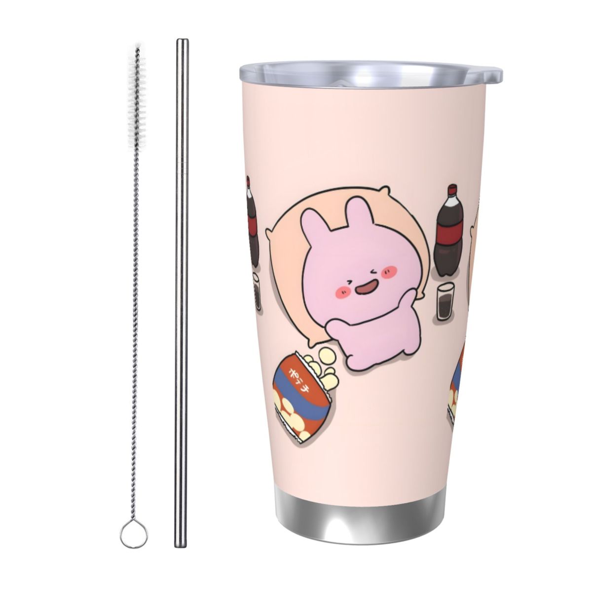 Flask Stainless Steel - Asamimichaan Cute Asamimi 20oz Stainless Steel