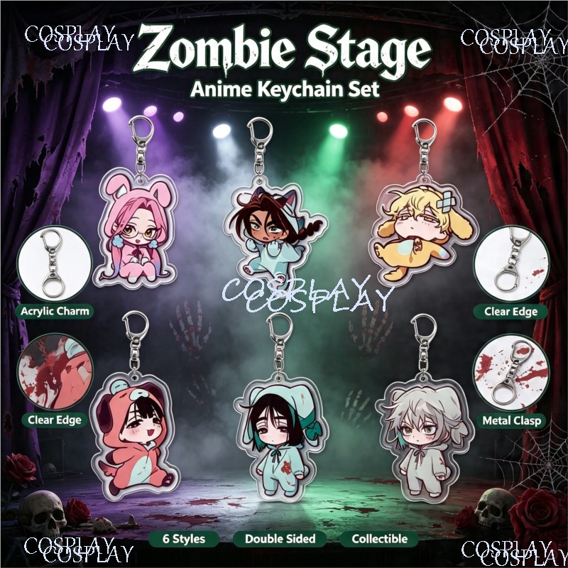 Men Accessories Bag - Zombie Stage SUA MIZI Fashion Keychain