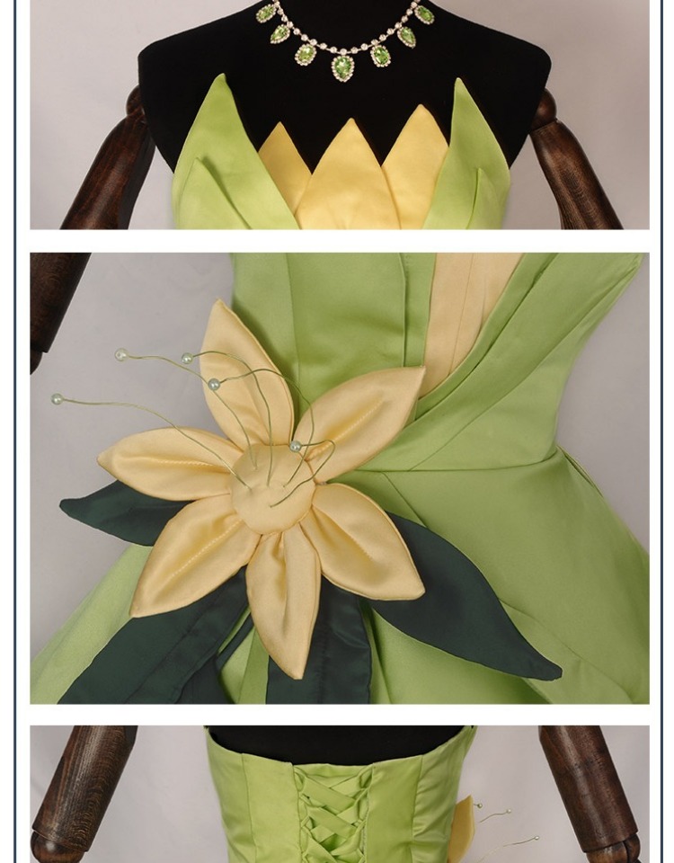 Princess Tiana Dress Cosplay C - Men Accessories For Party recension och pris