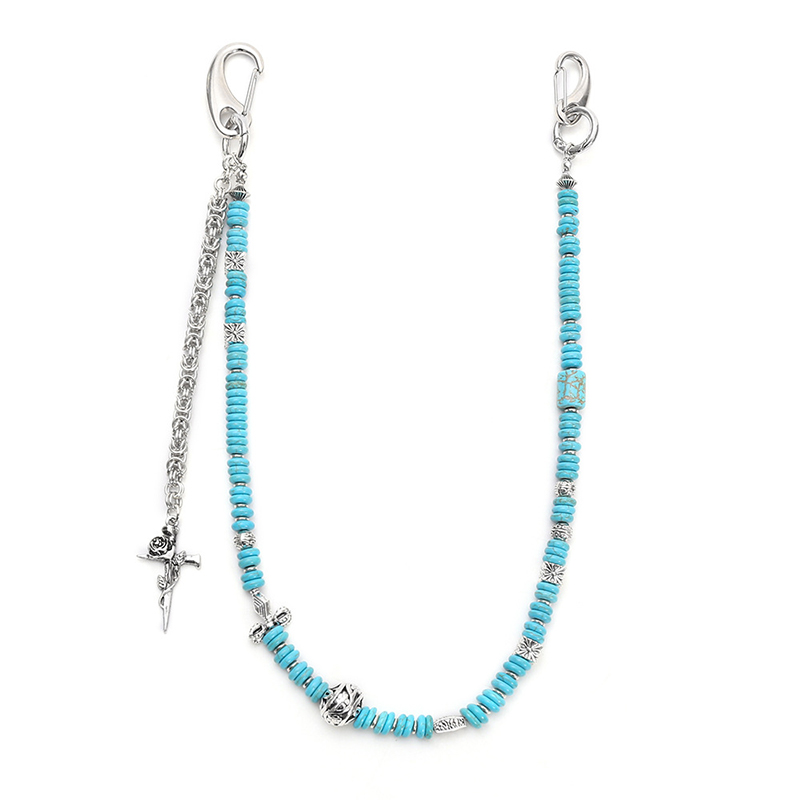 Boho Punk Jean Chain Handmade  - Men Accessories Pk recension och pris