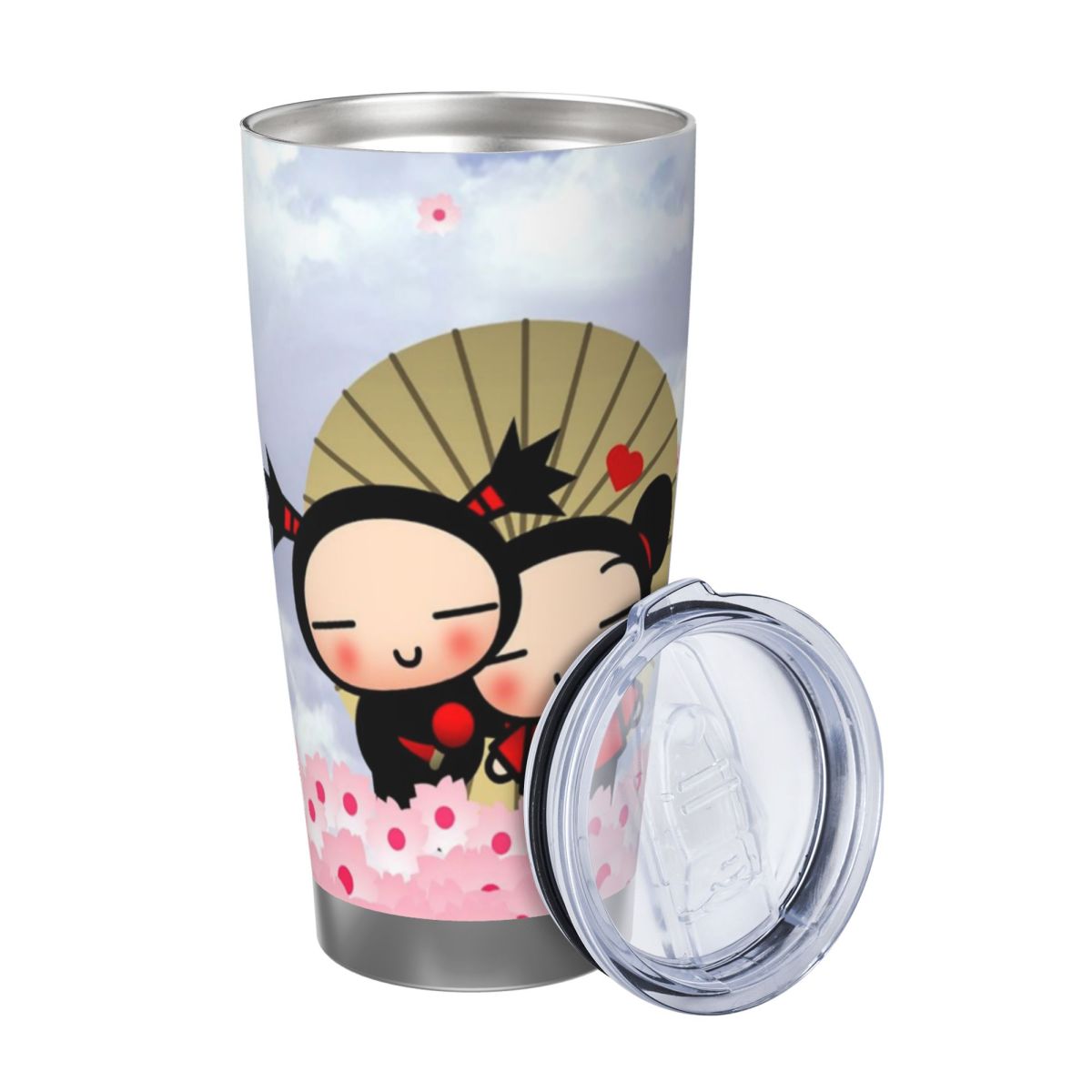Cute Cartoon Pucca 20oz Stainl - Flask Stainless Steel recension och pris