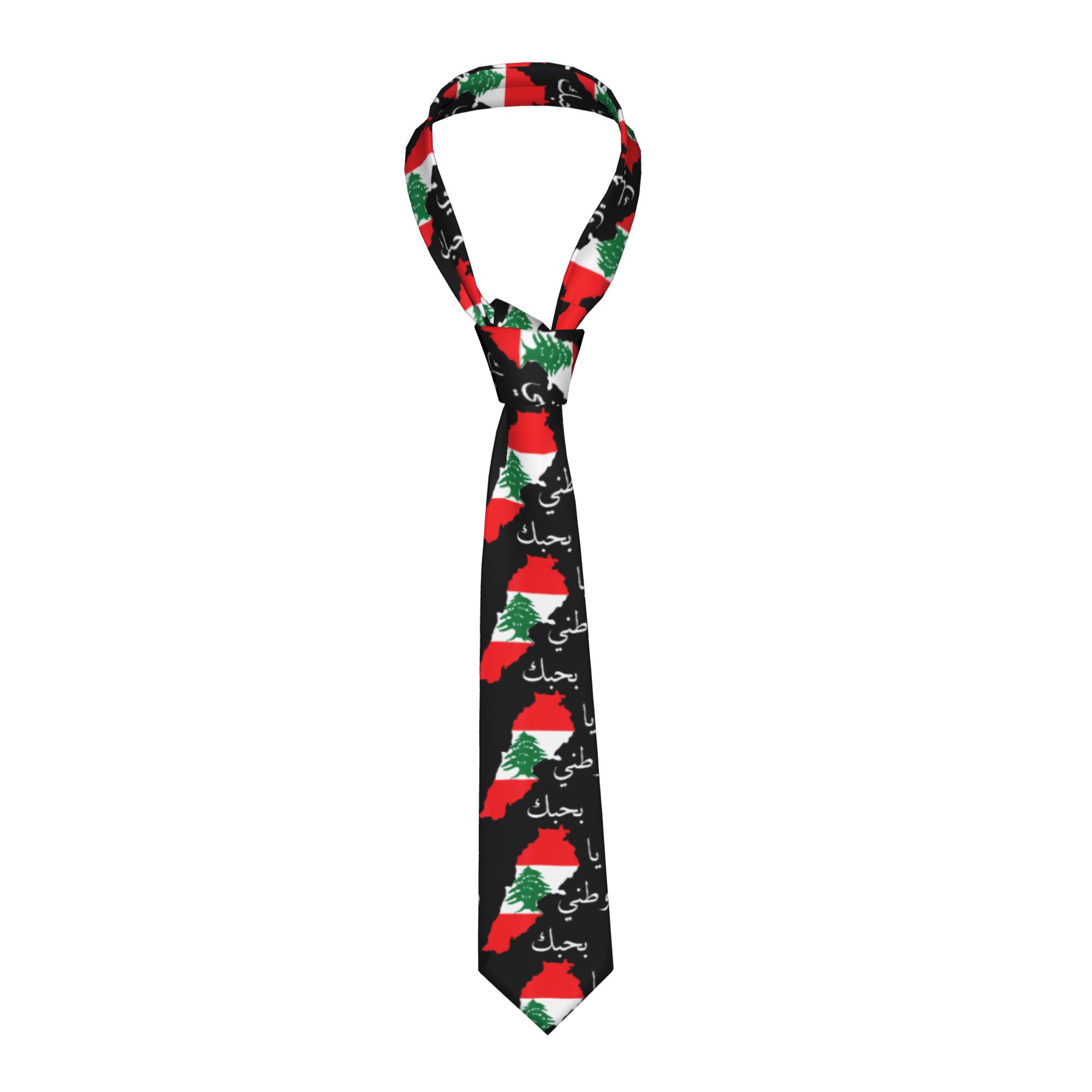 Lebanon Flag Map Beirut Tie Ce - Men Accessories Lebanon recension och pris