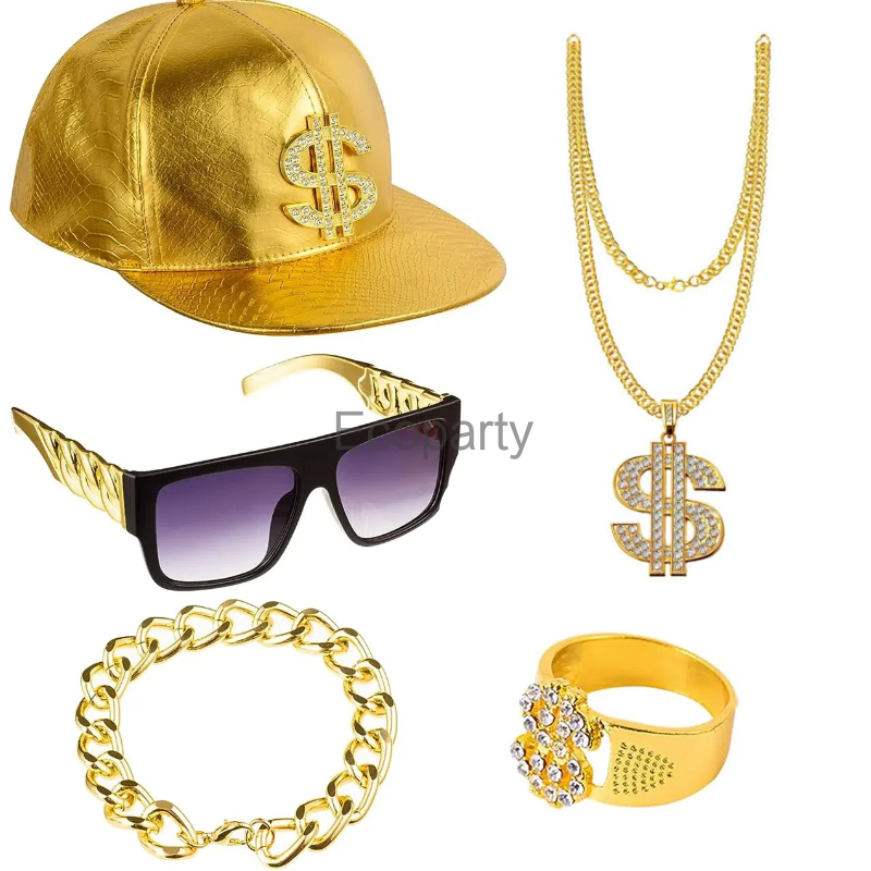 80s 90s Hip Hop Costume Access - Men'S Accessories In The 90S recension och pris