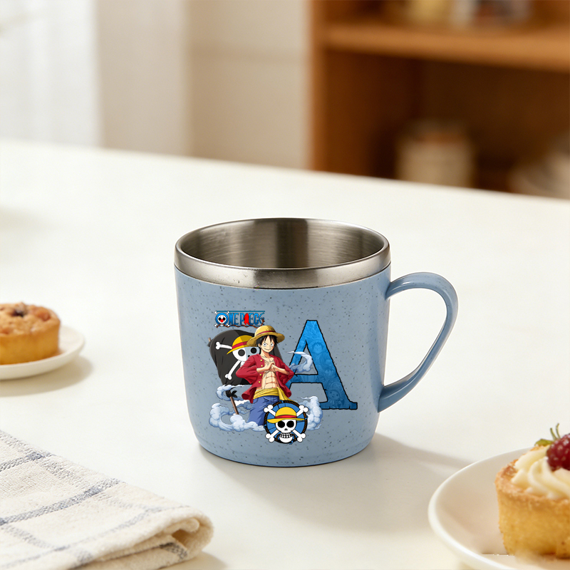 One Piece Water Cup Boy Girl A - Flask Stainless Steel recension och pris
