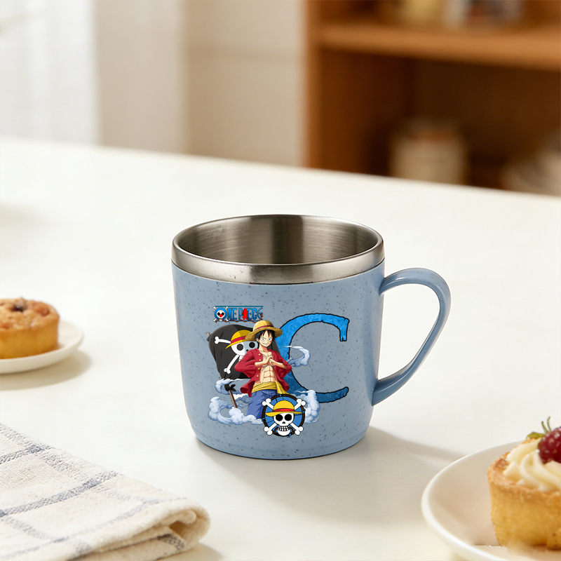 One Piece Water Cup Boy Girl A - Flask Stainless Steel recension och pris