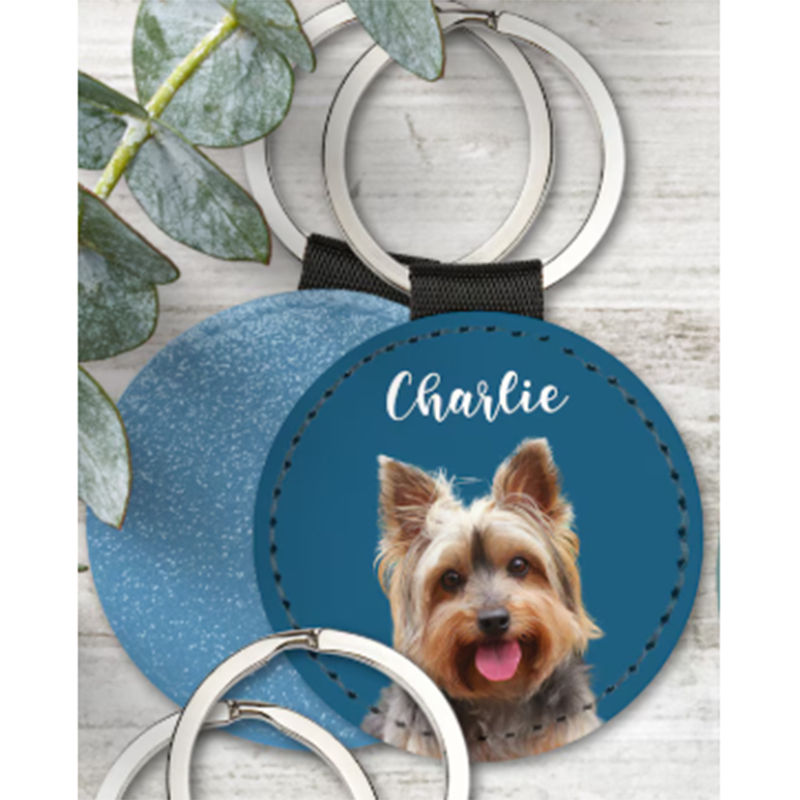 Custom Pet Photo Keychain Pers - Men Keychain Accessories recension och pris