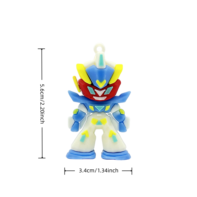Gundam Silicone Keychain, Mini - Men Accessories Bag recension och pris
