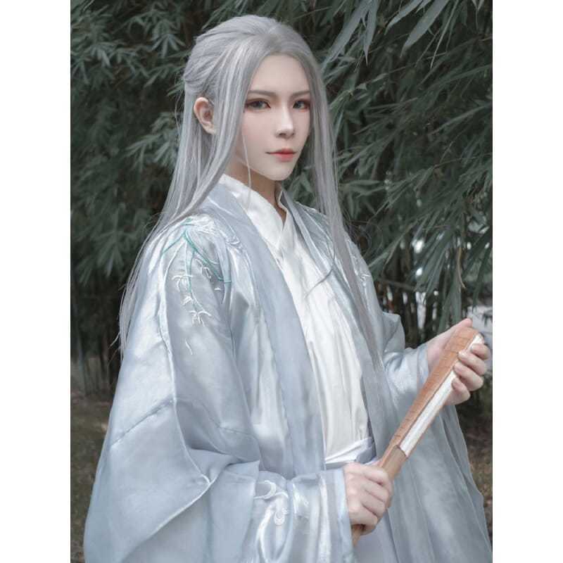 Men Hanfu Long Straight Hair A - Men Accessories For Party recension och pris