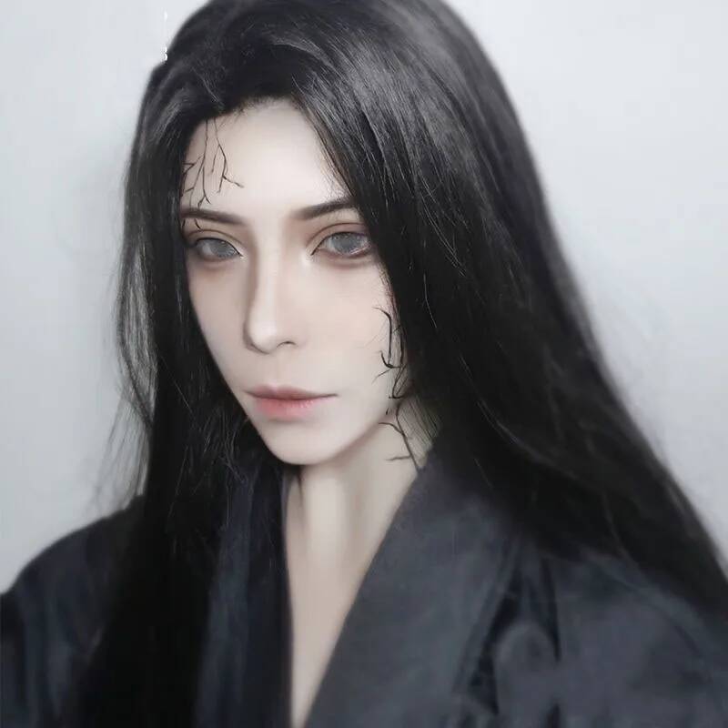 Men Hanfu Long Straight Hair A - Men Accessories For Party recension och pris