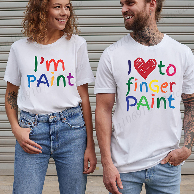 Matching Couple T Shirts I Lov - Men Accessories Aesthetic recension och pris
