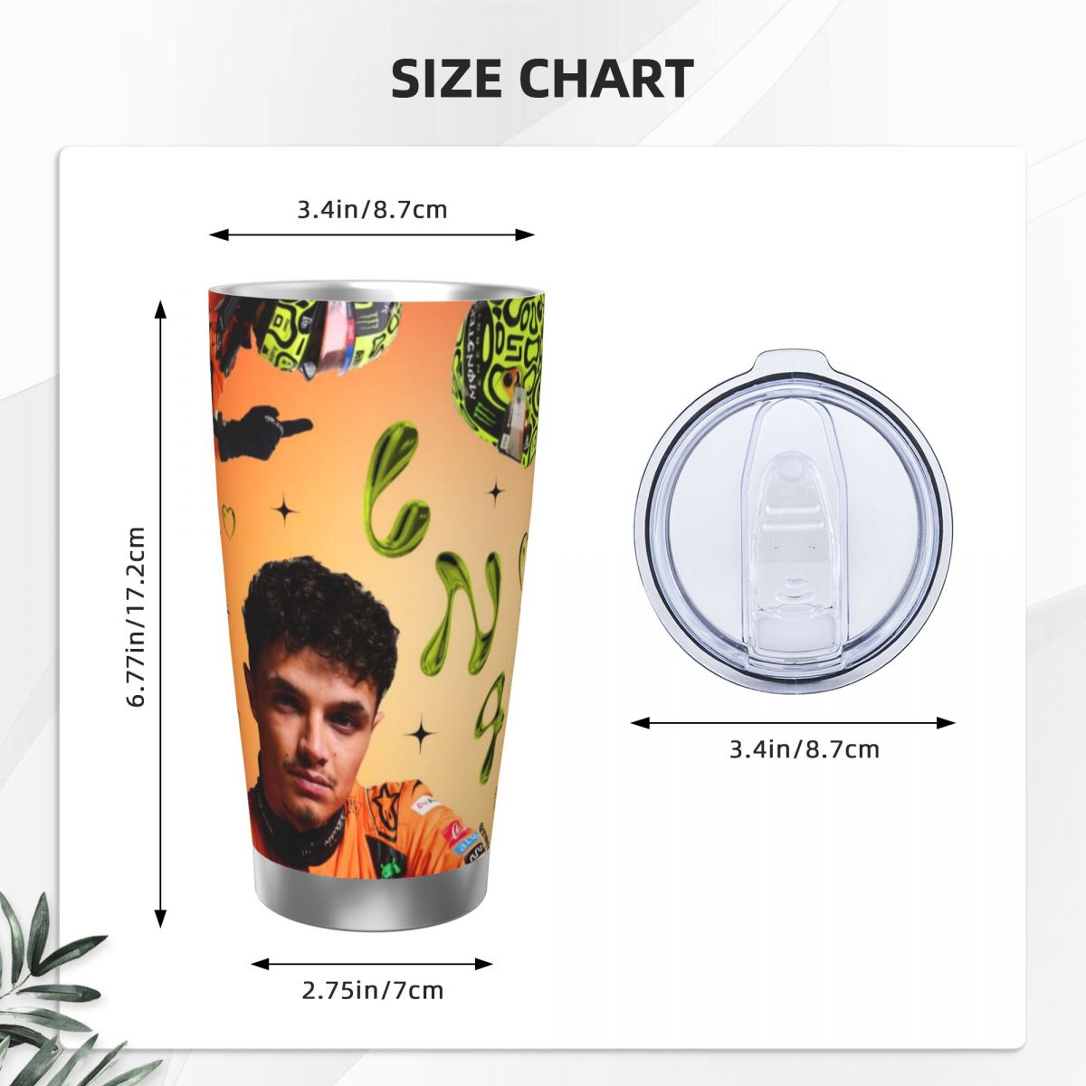 Lando Norris 20oz Stainless St - Flask Stainless Steel recension och pris