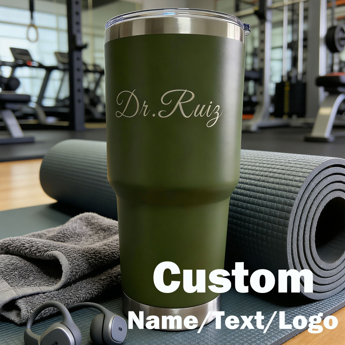 Custom Personalized 30 oz Vacu - Flask Stainless Steel recension och pris