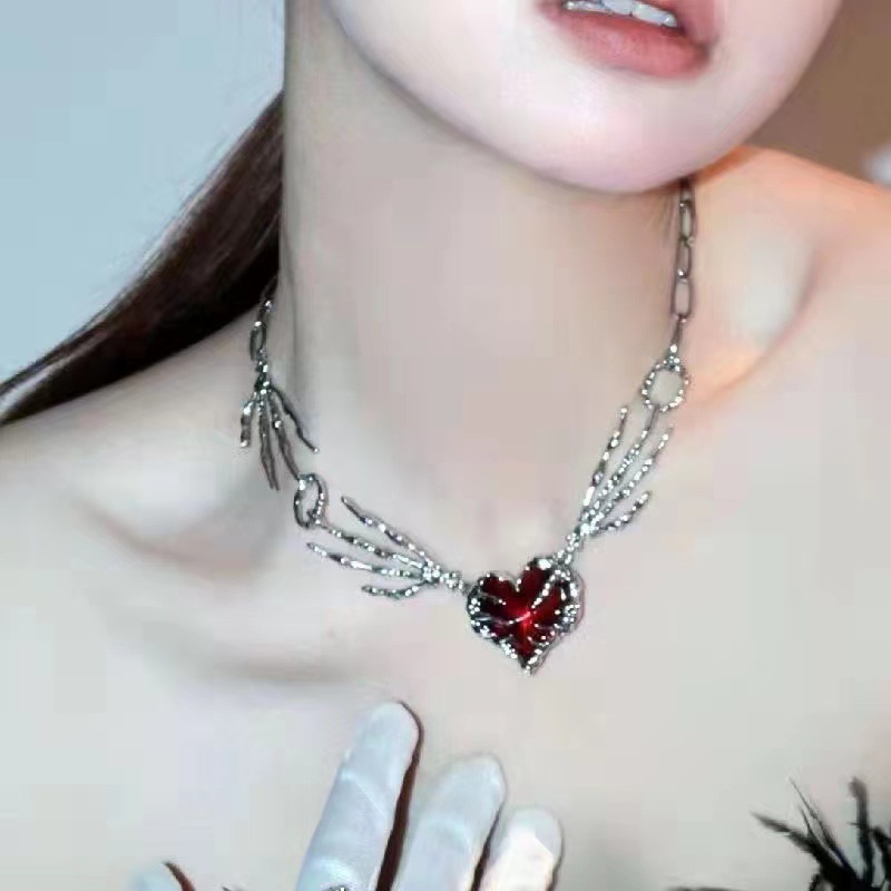 Gothic Vintage Y2K Red Glass H - Men'S Accessories In The 90S recension och pris