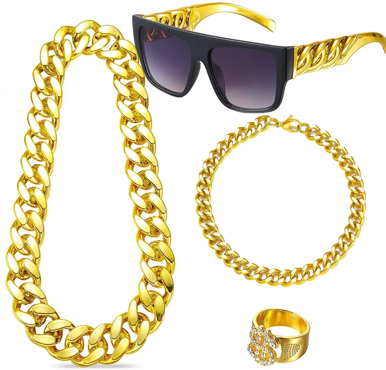 80s 90s Hip Hop Costumes Outfi - Men'S Accessories In The 90S recension och pris