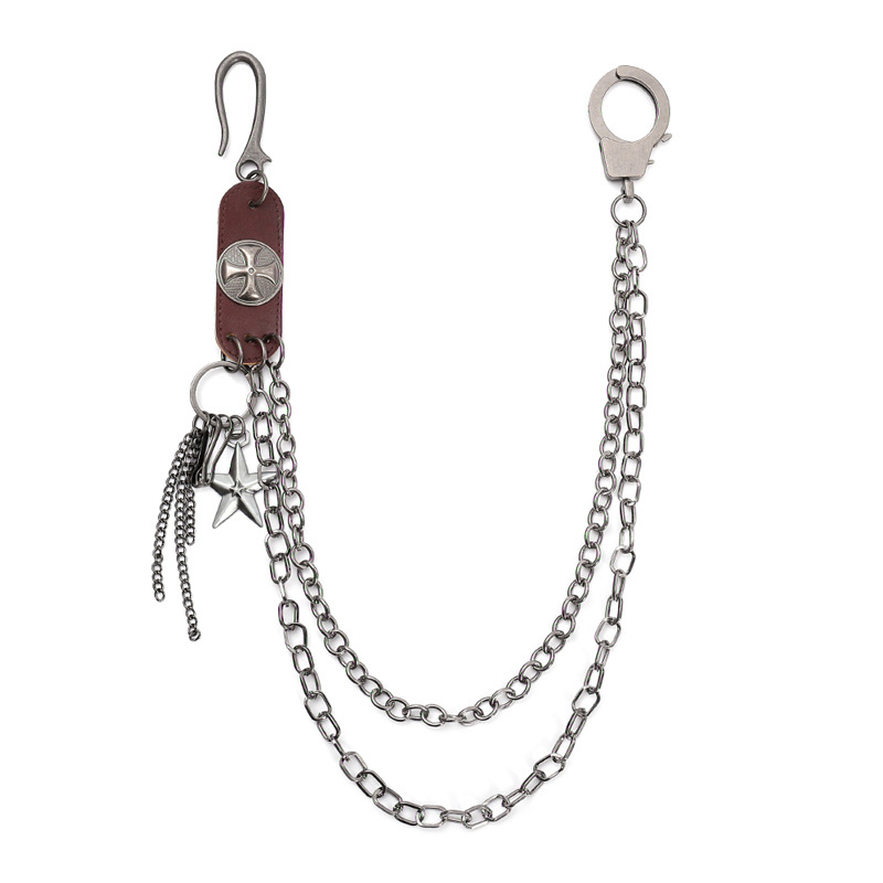 Punk Steet Cowhide Keychains C - Men Accessories Pk recension och pris
