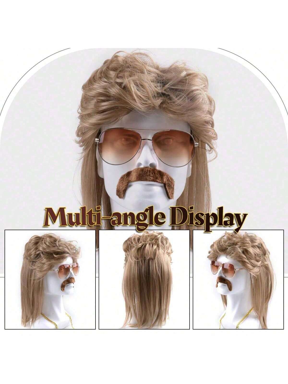 Mullet Wig 80s 90s Outfit Acce - Men'S Accessories In The 90S recension och pris