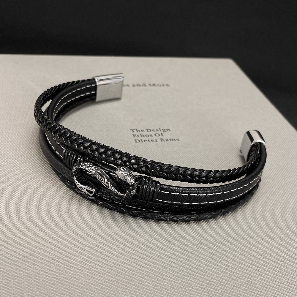 Stainless steel Creative Snake - Men Accessories Pk recension och pris