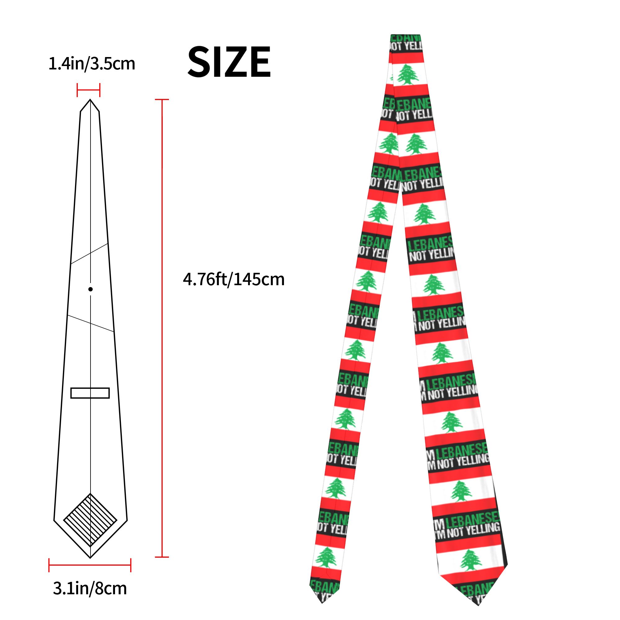 Mens Tie I'm Not Yelling Leban - Men Accessories Lebanon recension och pris