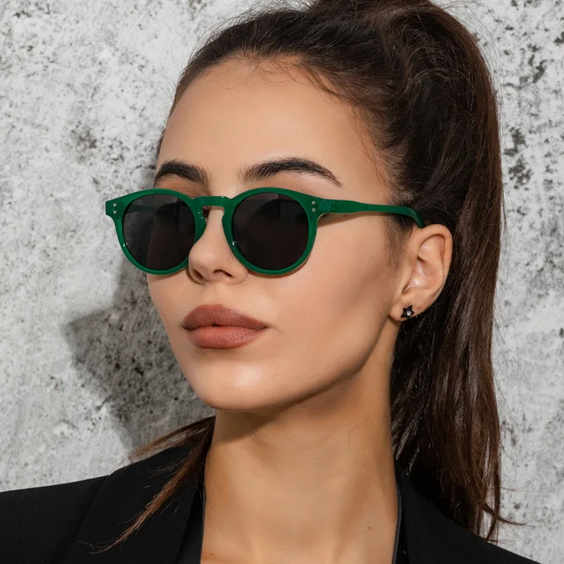 Fashion Rivet Green Round Sung - Men'S Accessories In The 90S recension och pris