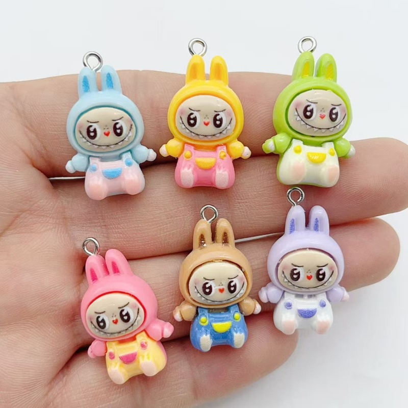 10Pcs Kawaii Rabbit Strawberry - Men Keychain Accessories recension och pris