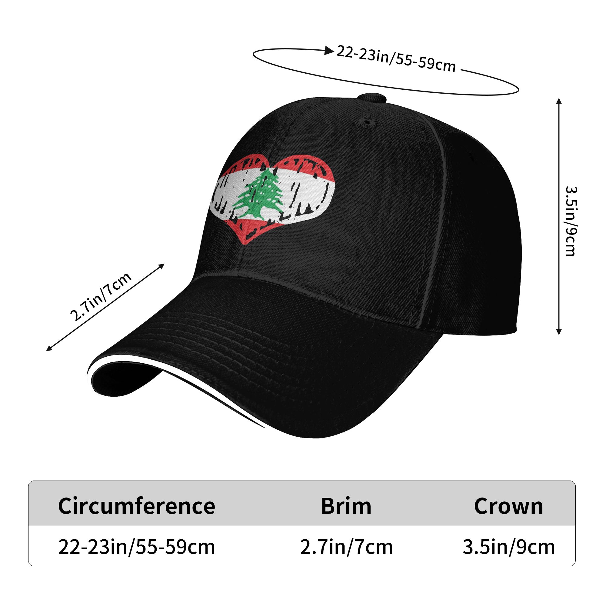 Lebanon Flag Heart Accessories - Men Accessories Lebanon recension och pris