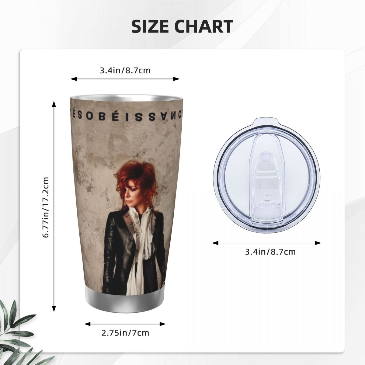 Mylene Farmer Nevermore 20oz S - Flask Stainless Steel recension och pris