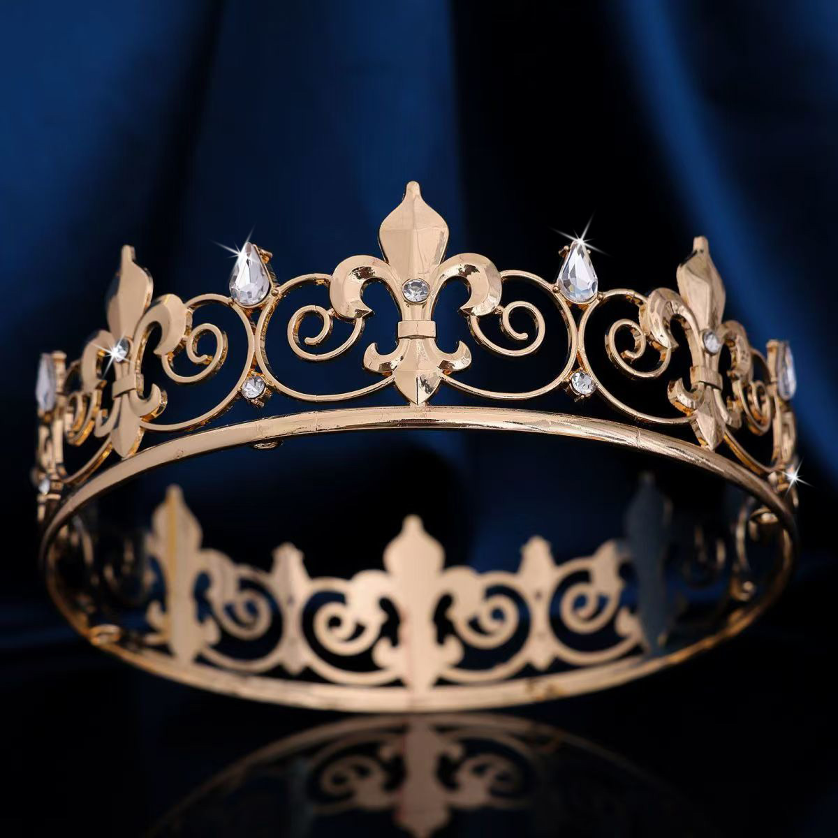 Royal King Queen Crown for Men - Men Accessories For Party recension och pris