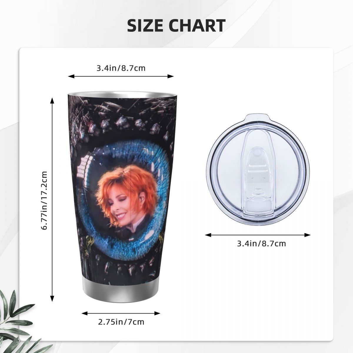 Mylene Farmer Nevermore 20oz S - Flask Stainless Steel recension och pris