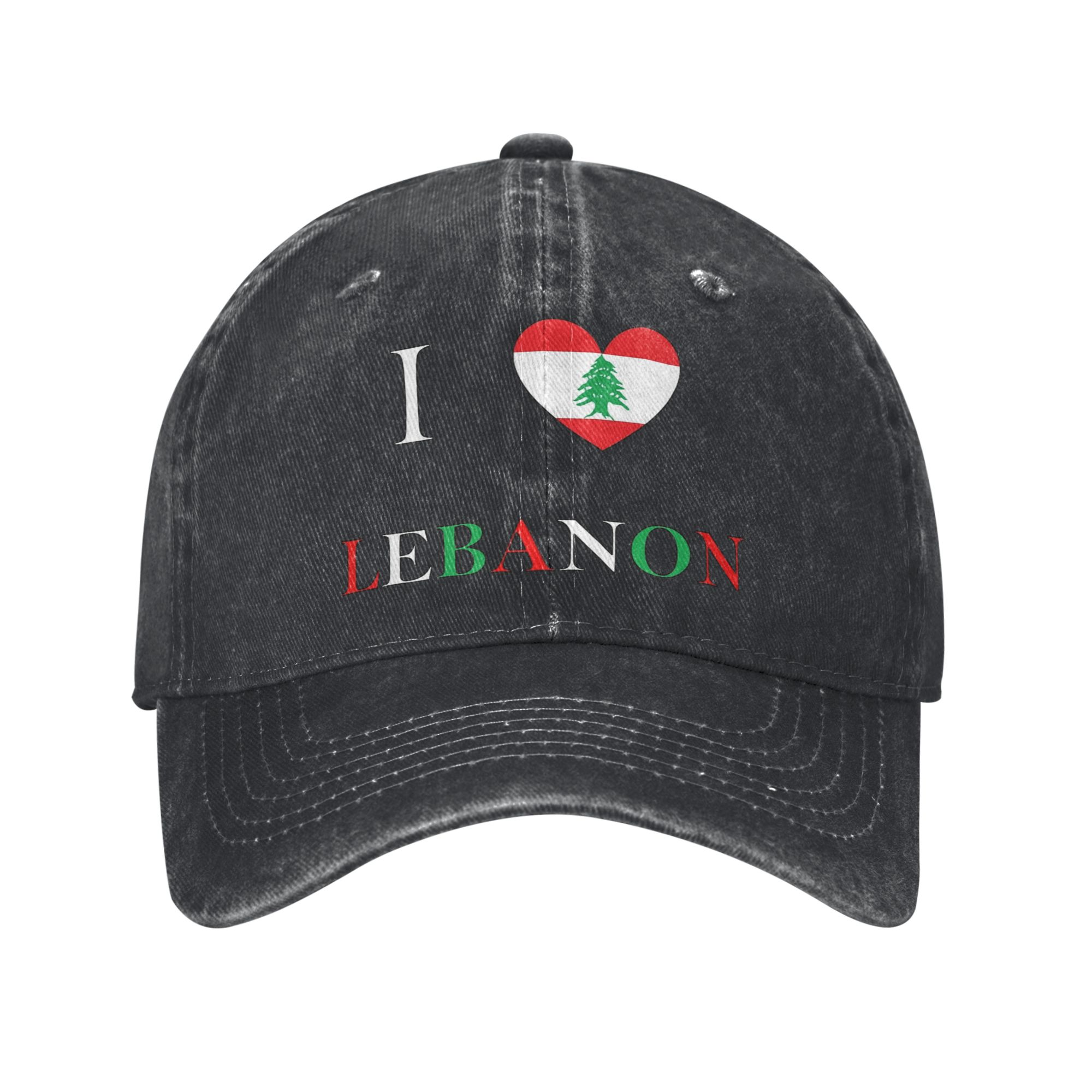 Lebanon Flag Heart Trucker Hat - Men Accessories Lebanon recension och pris