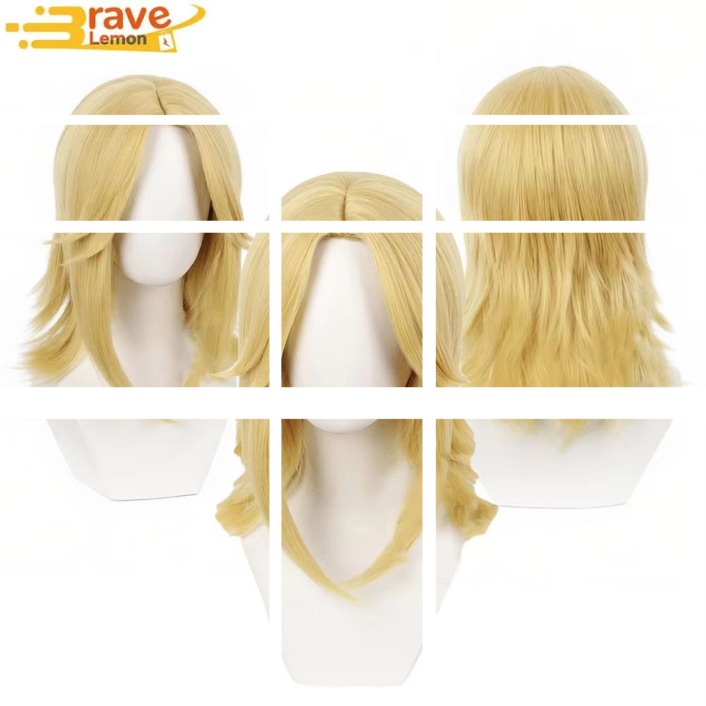 Johnny Joestar Cosplay Wig Hea - Men Accessories For Party recension och pris
