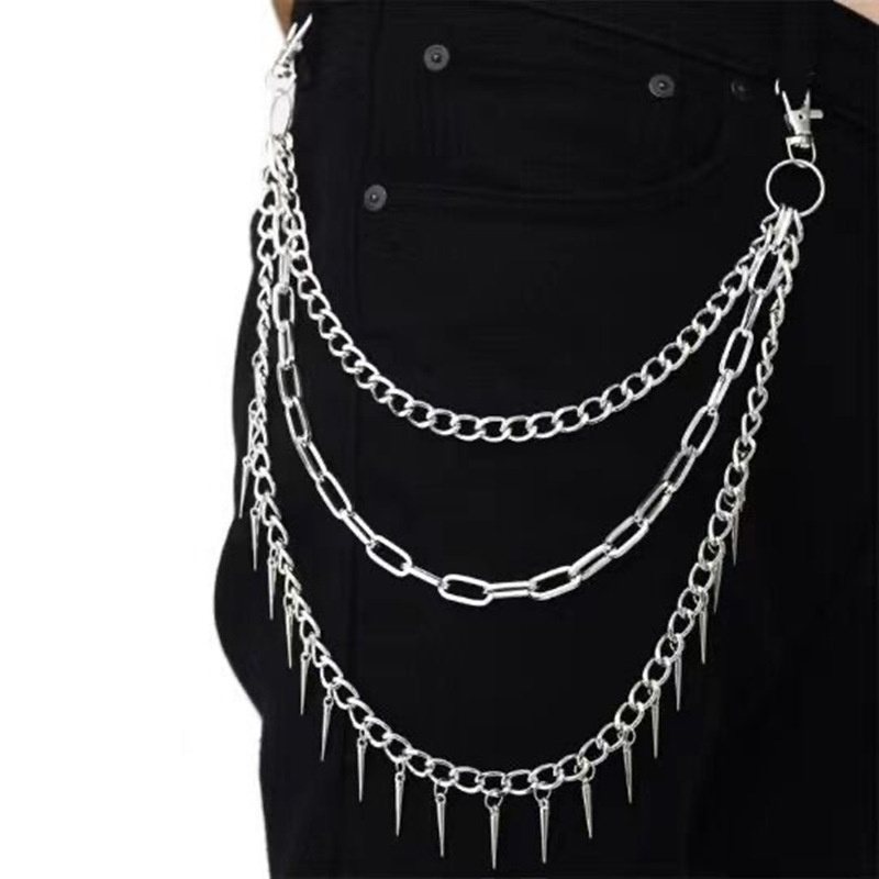 Layer 3 Punk Chain On The Jean - Men Accessories Aesthetic recension och pris