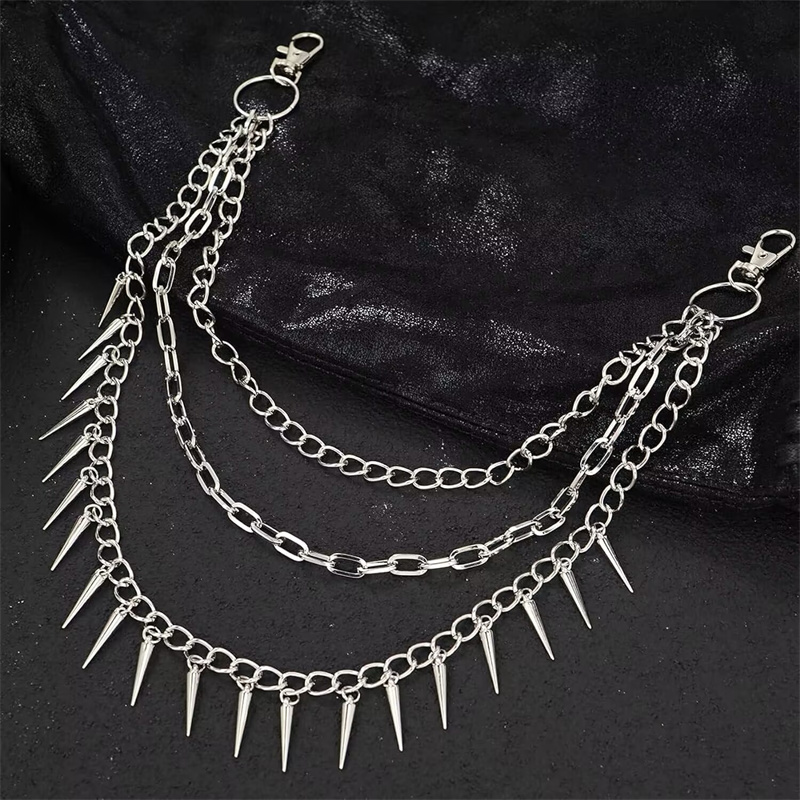 Layer 3 Punk Chain On The Jean - Men Accessories Aesthetic recension och pris